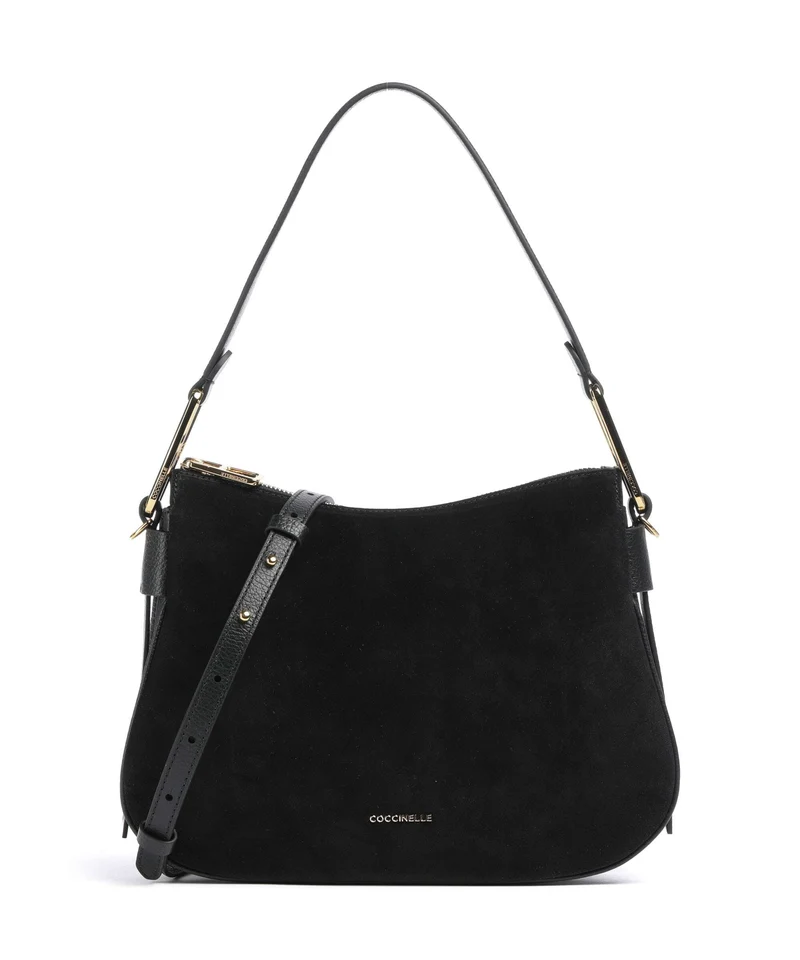 Coccinelle Magie Suede Sac fourre-tout noir