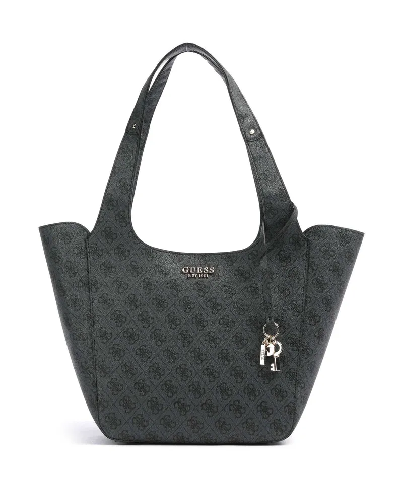 Guess Calista Cabas coal logo