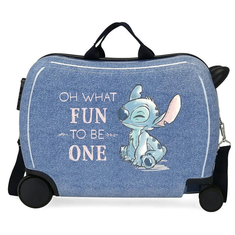 Maleta infantil Stitch Fun to be one 4 ruedas multidireccionales