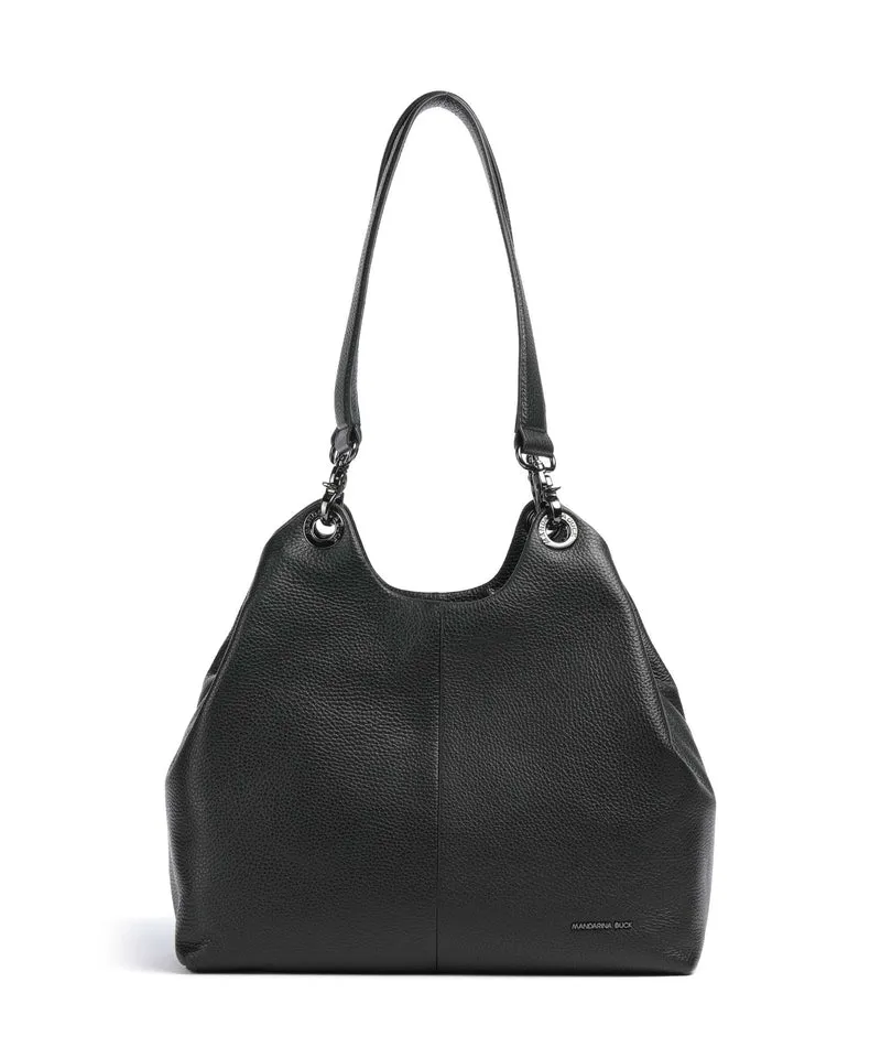 Mandarina Duck Mellow Leather Cabas nero