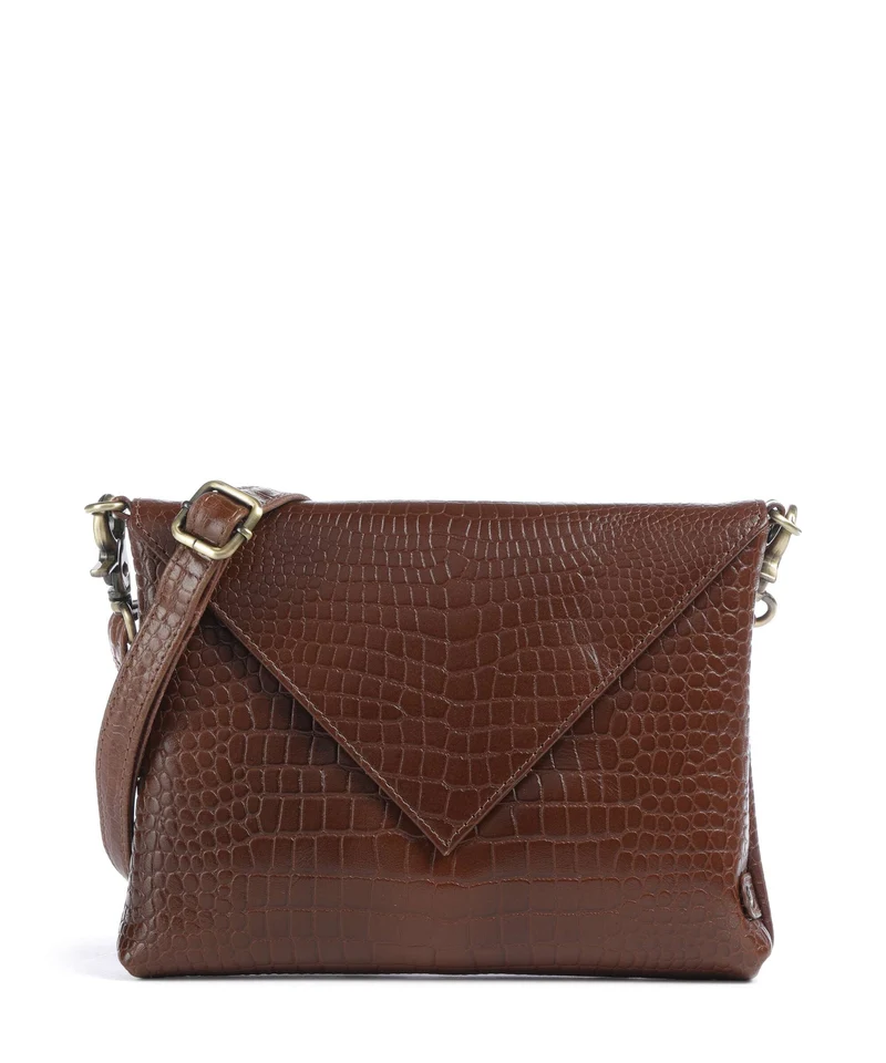 Depeche Fashion Favourites Sac bandoulière cognac croco