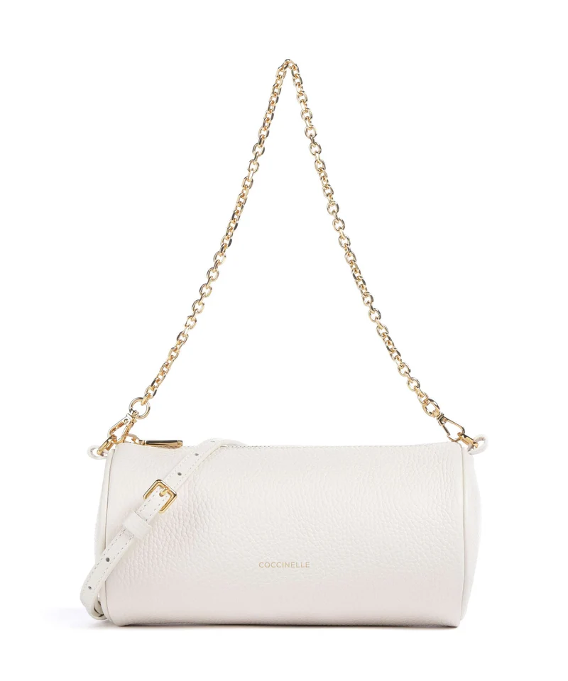 Coccinelle Aura Sac porté épaule blanco