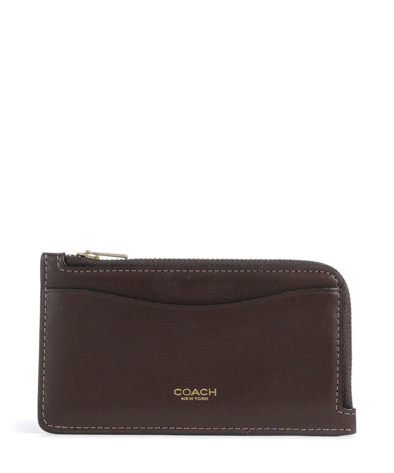 Coach New York Étui à cartes crédit maple