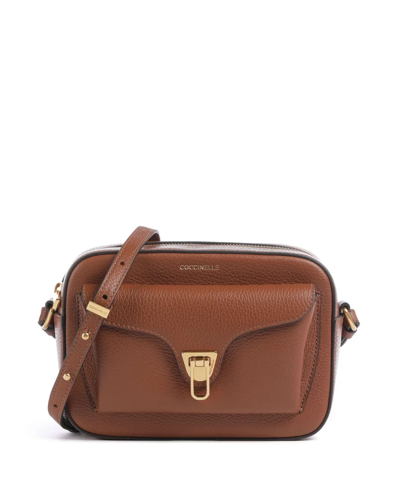 Coccinelle Beat Soft Sac bandoulière cognac