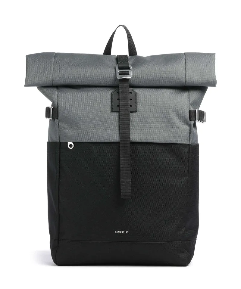 Sandqvist Icon M Sac à dos roll-top multicolour/dark
