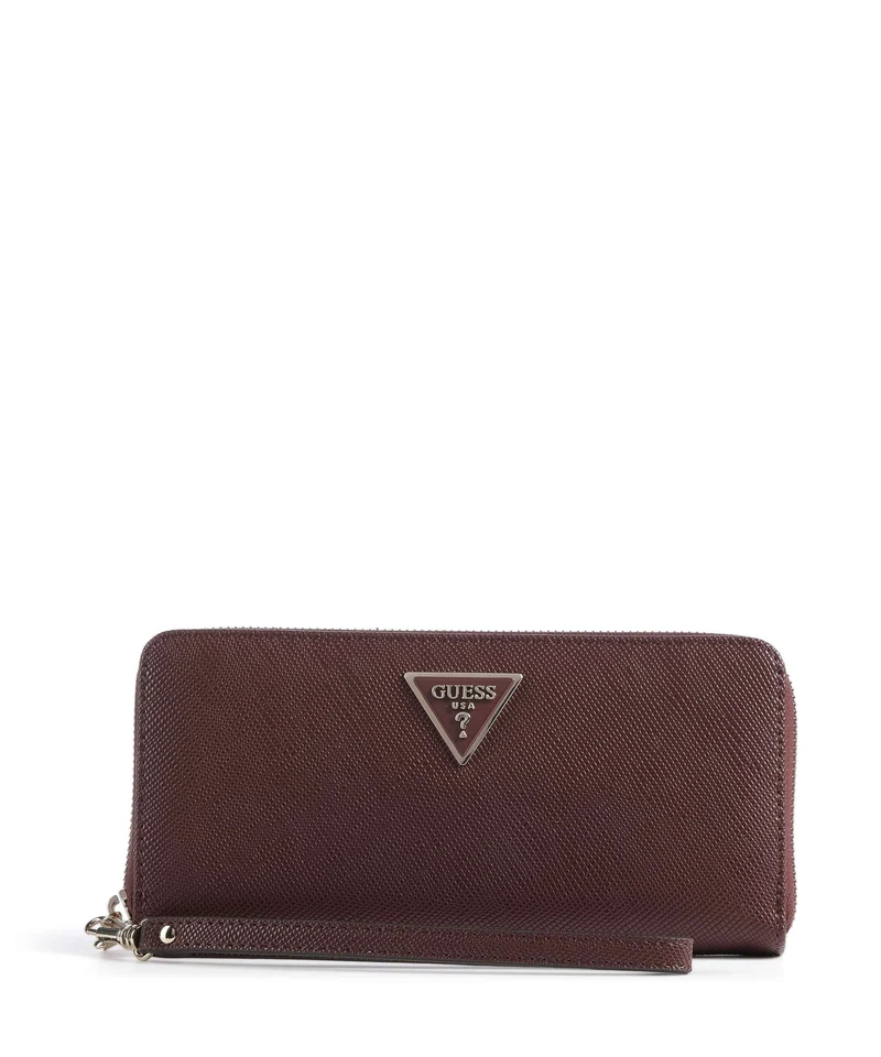 Guess Laurel II Large Portefeuille burgundy