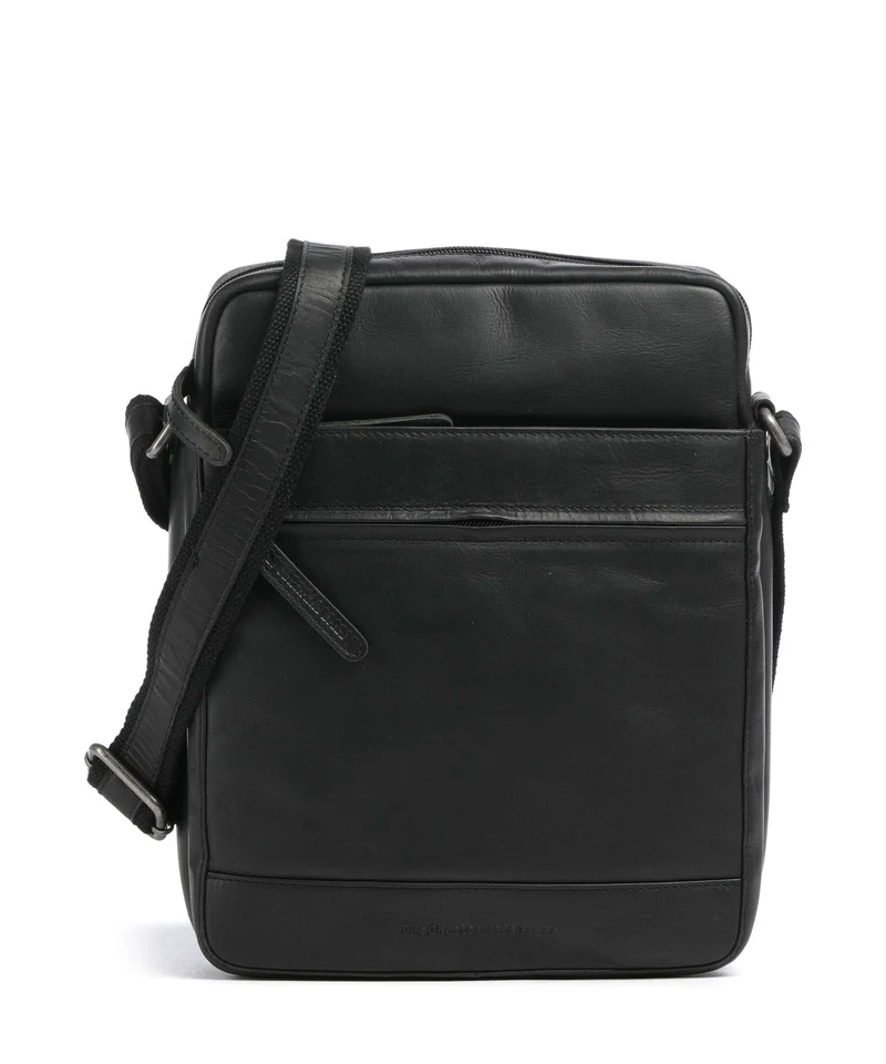 The Chesterfield Brand Wax Pull Up Cow Anzora Sac bandoulière black