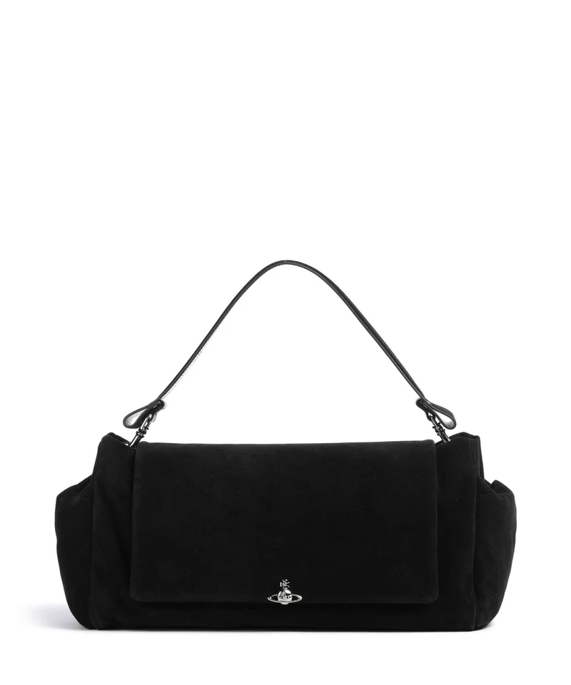 Vivienne Westwood Hazel Suede XL Sac fourre-tout black