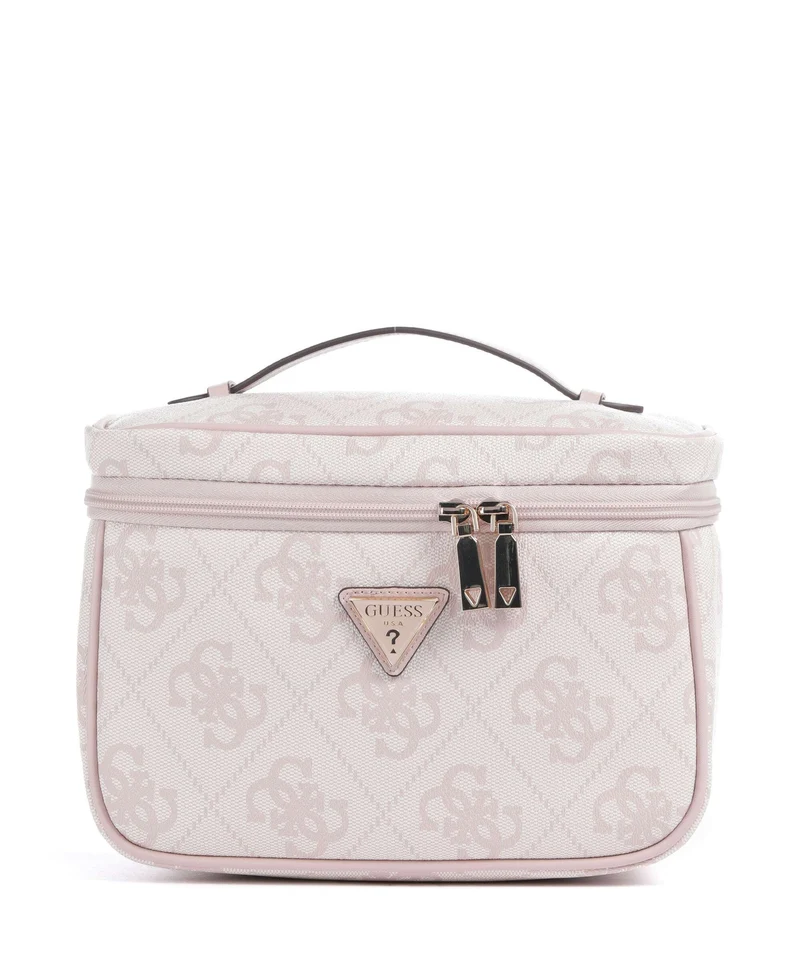 Guess Berta 4G Logo Trousse de toilette rose water logo