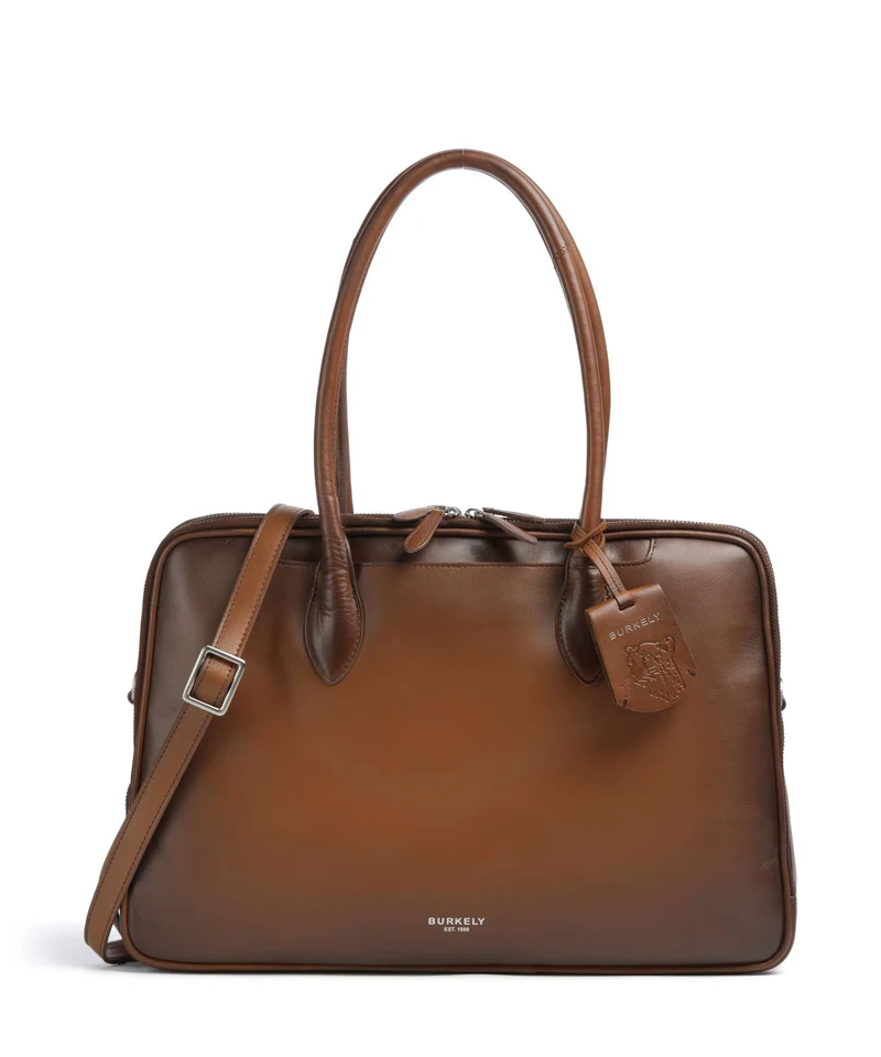 Burkely Ledger Cabas cognac