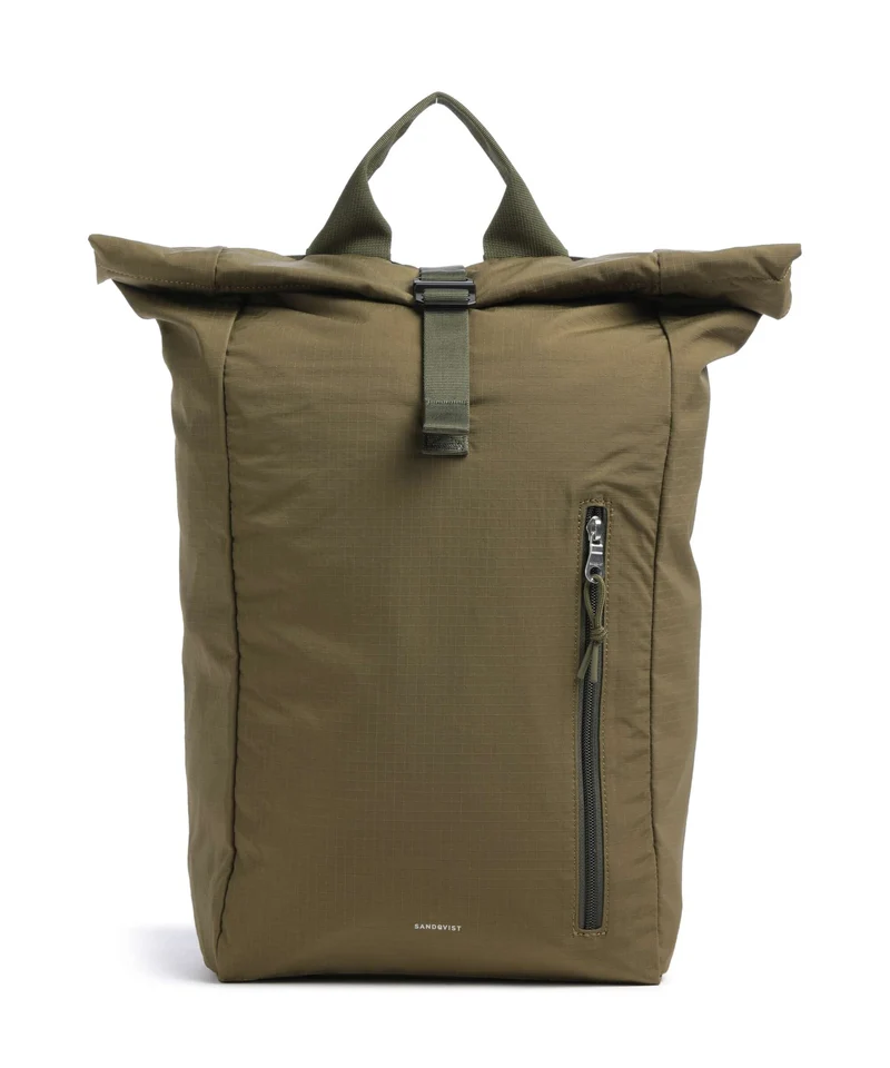 Sandqvist Grid Sac à dos roll-top olive