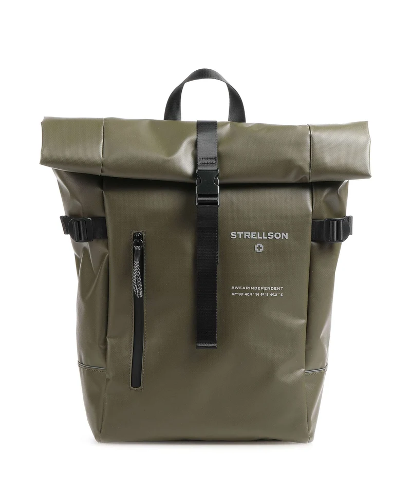 Strellson Stockwell 2.0 Sac à dos roll-top khaki