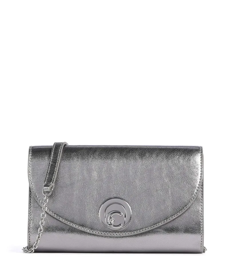 Coccinelle Nikla Smooth Sac bandoulière steel
