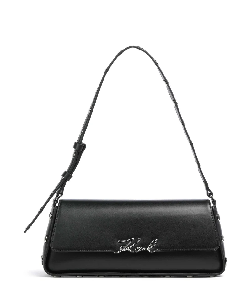 Karl Lagerfeld K/Signature Sac porté épaule black embellishment