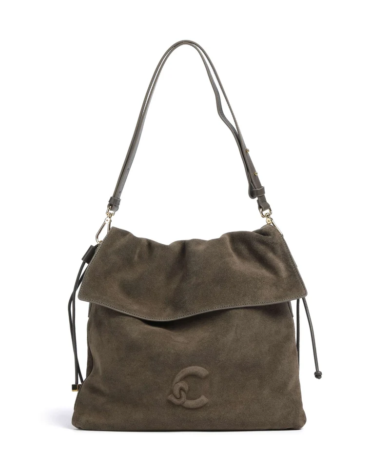 Coccinelle Lidia Suede Sac fourre-tout fango