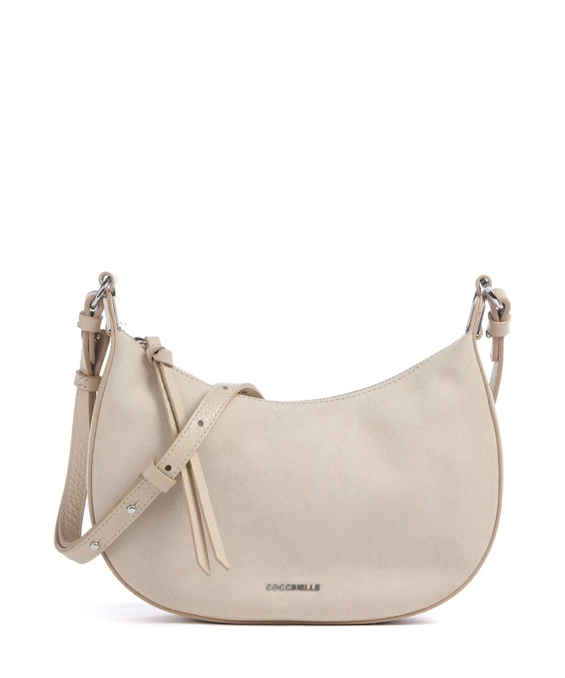 Coccinelle Fujiko Suede Sac bandoulière sandshell