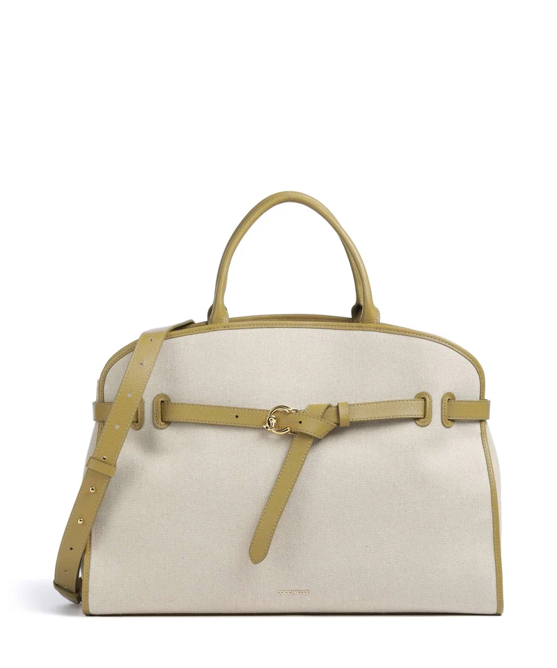 Coccinelle Sabine Canvas Sac à main natural/seagrass