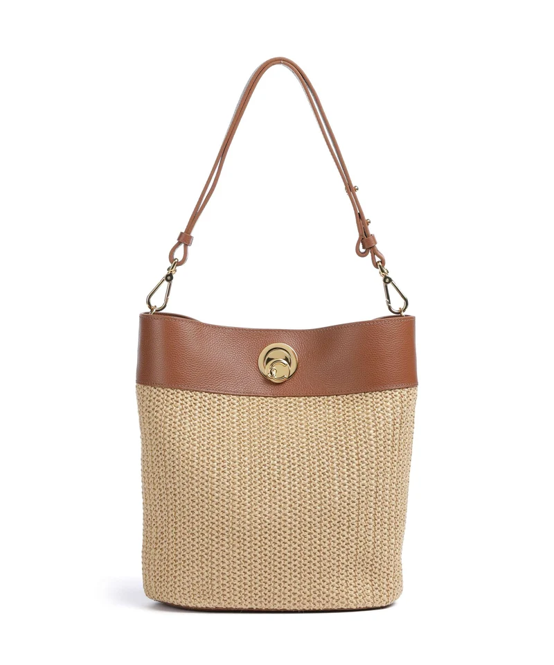 Coccinelle Nikla Sac seau natural/cognac