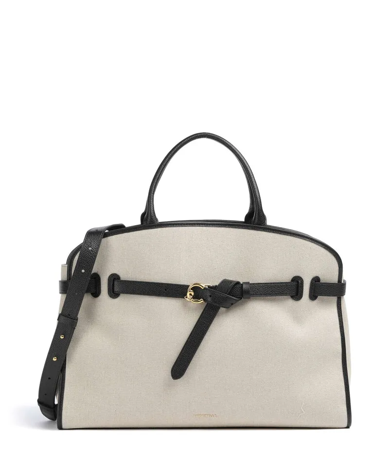 Coccinelle Sabine Canvas Sac à main natural/noir