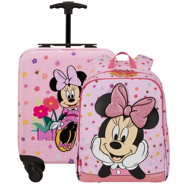 SAMSONITE Set maleta infantil 45cm + mochila Flower Power DAYDREAM DISNEY
