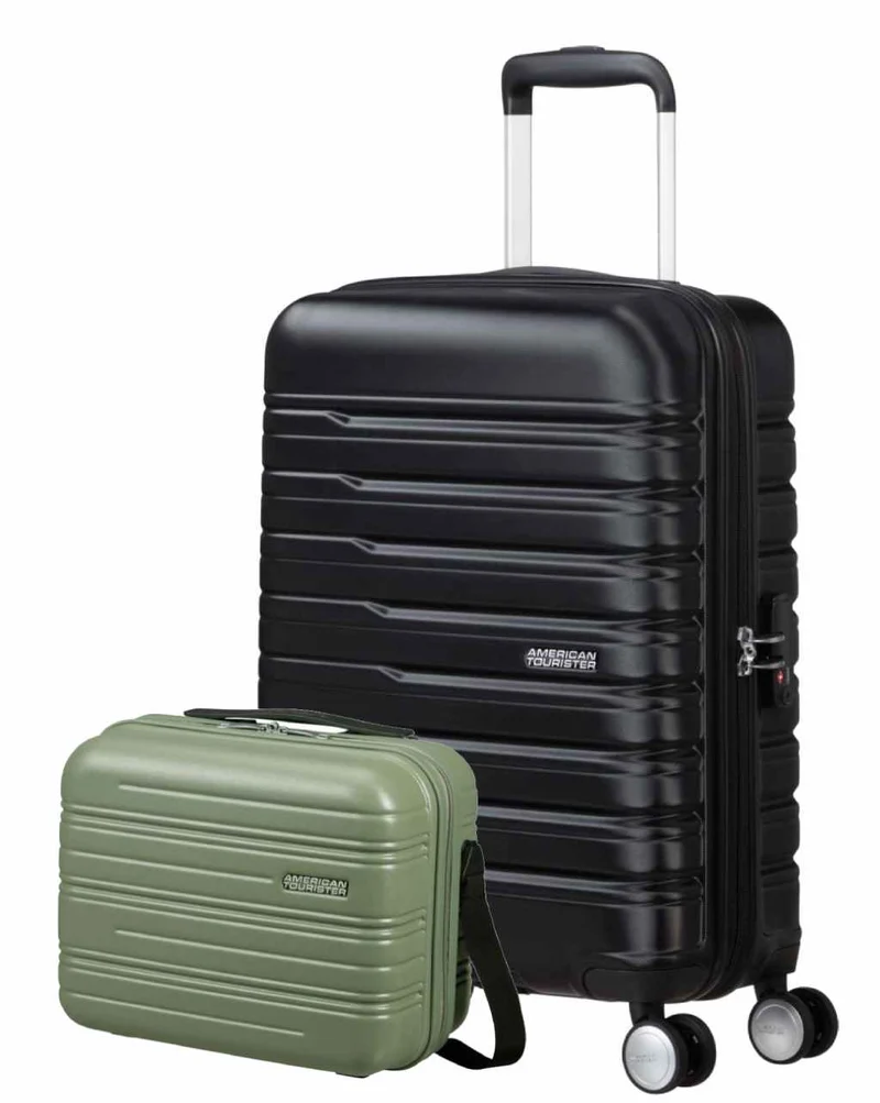 Pack neceser HIGH TURN + maleta de cabina FLASHLINE