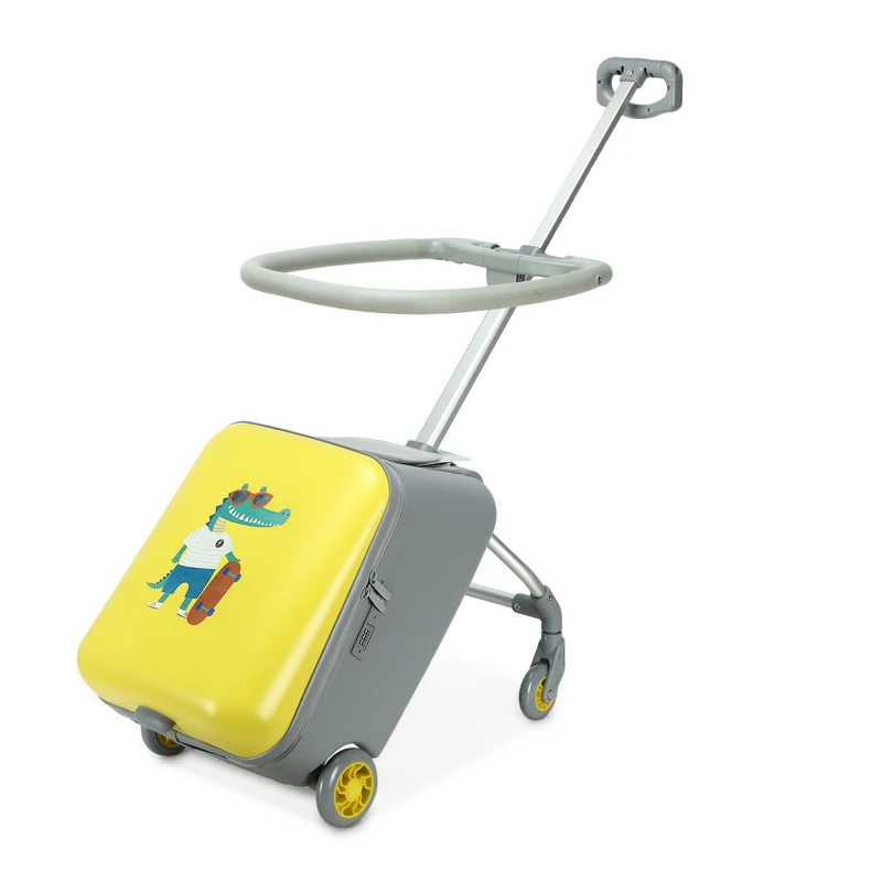 GREENWICH maleta con asiento infantil CROCODILE