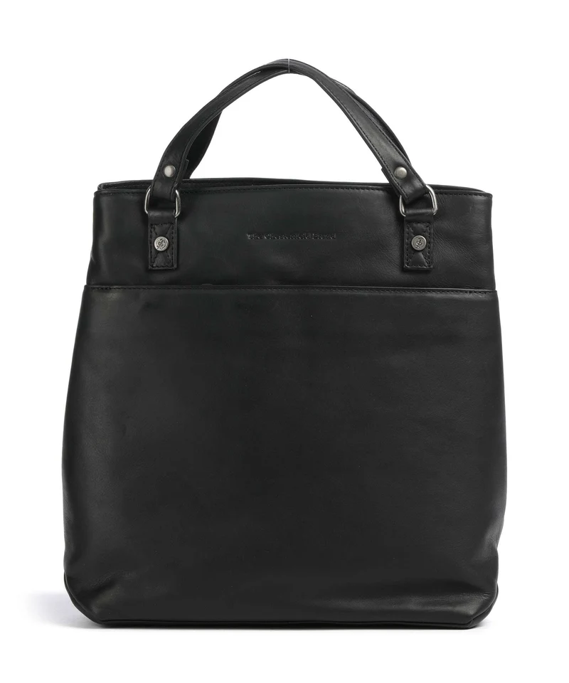 The Chesterfield Brand Wax Pull Up Cow Raynor Sac à main porté dos black