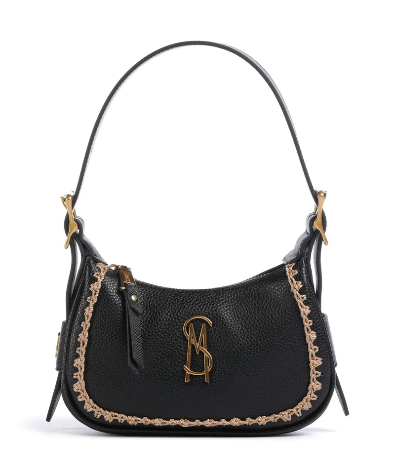Steve Madden BELIA Sac porté épaule black/gold
