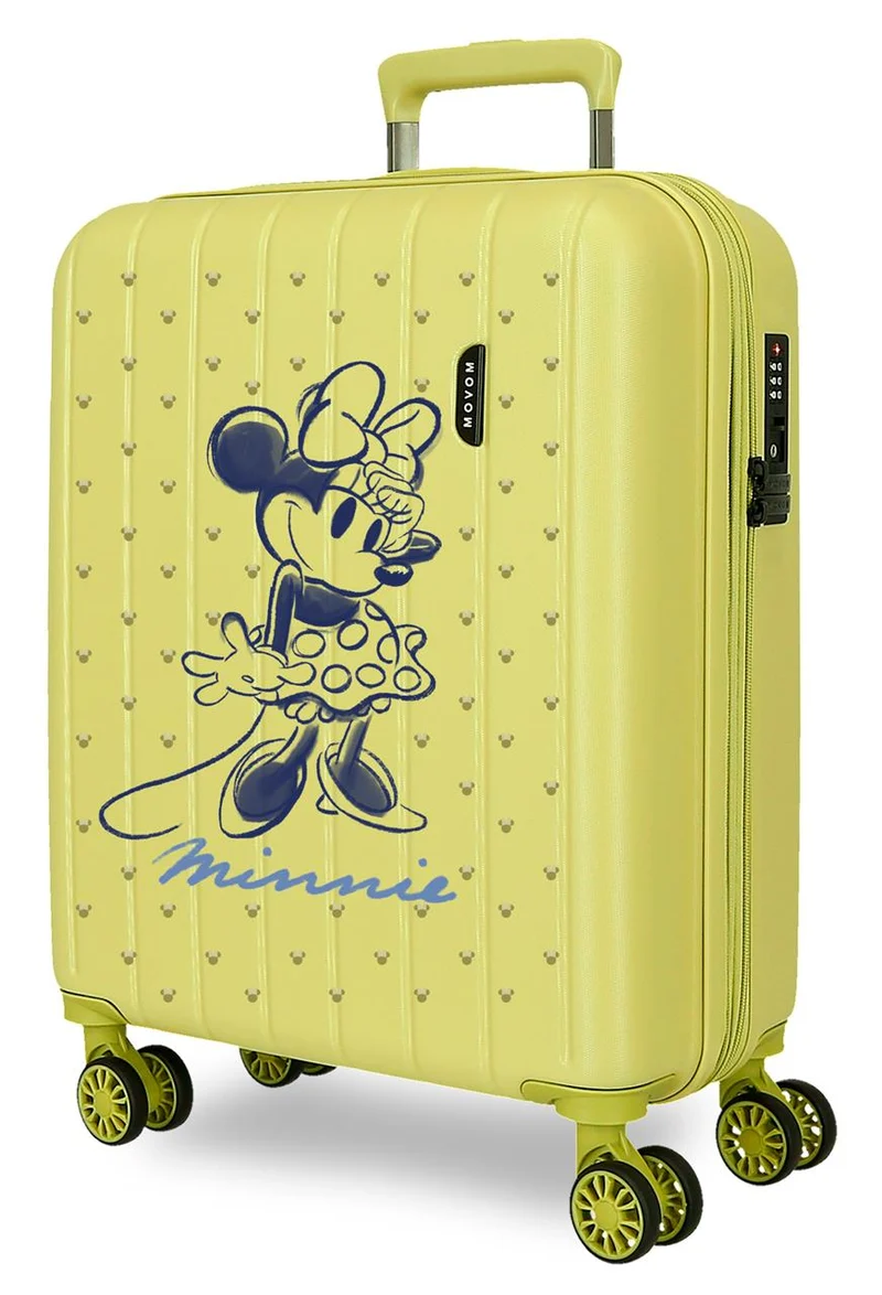 3518643 TROLLEY ABS 55CM.4R.C/EXP. MINNIE LINE AMARILLO