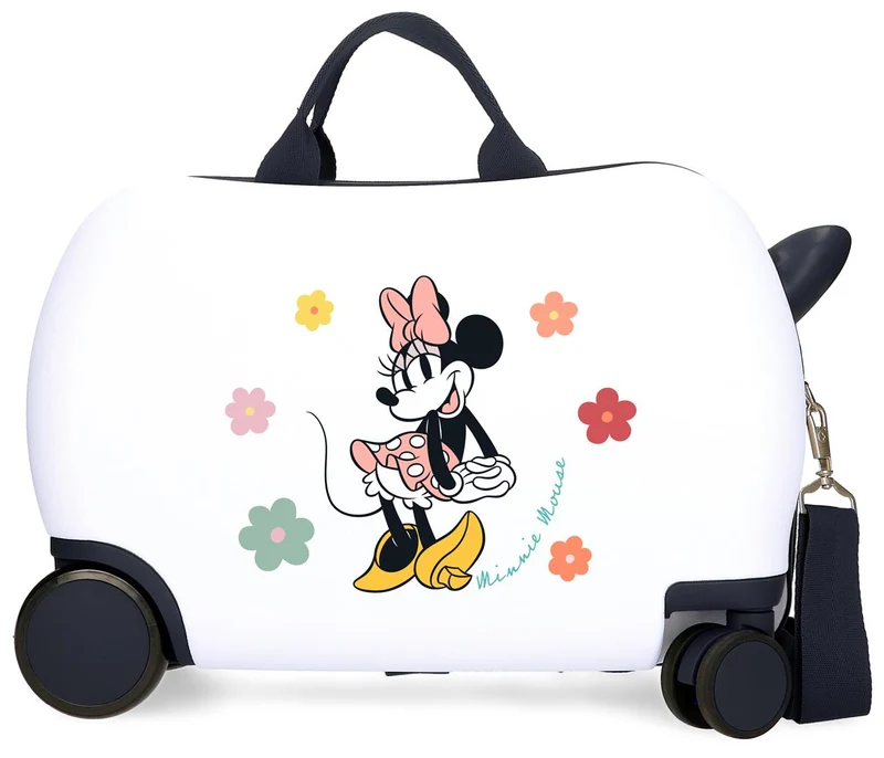 4751043 MALETA INF.ABS 4R.(2 MULTI.) 45CM. MINNIE FLOWERS BL
