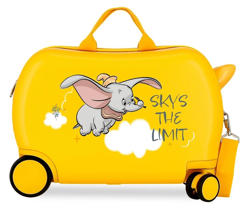 4461026 MALETA INF.ABS 4R.(2 MULTI.) 45CM. DUMBO OCRE
