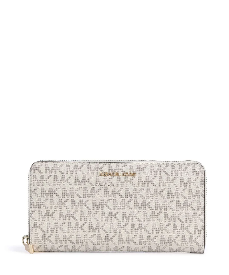 Michael Kors Jet Set Large Portefeuille vanilla/acrn