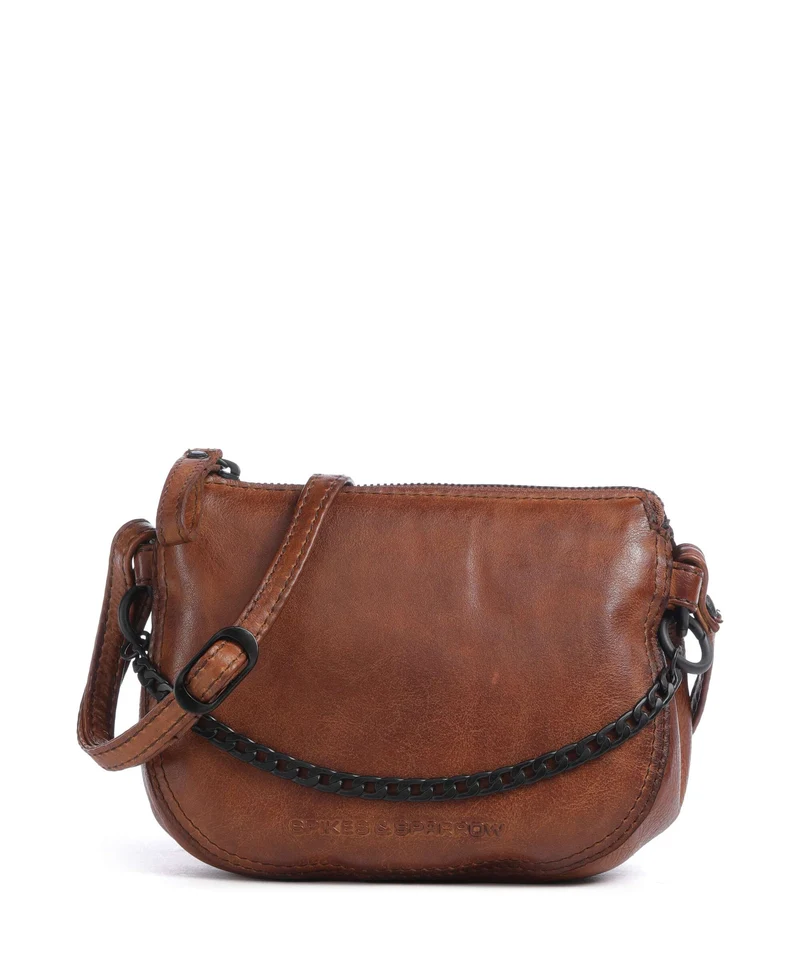 Spikes & Sparrow Apache Delaine Sac bandoulière brandy