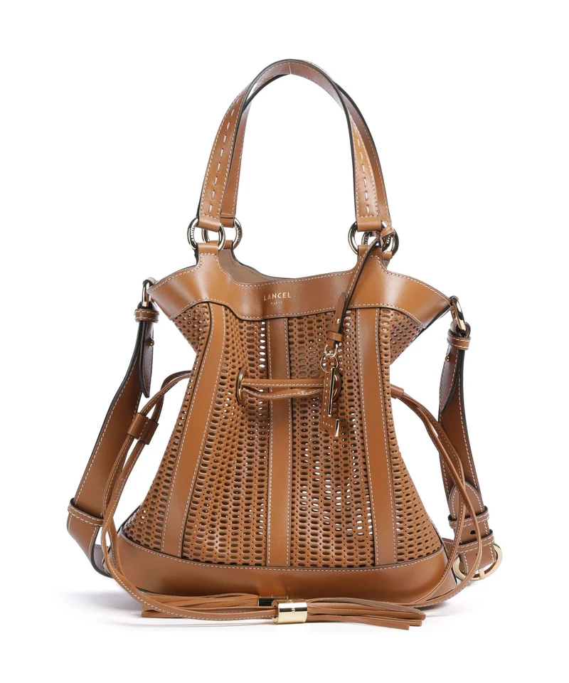 Lancel Premier Flirt M Sac seau camel