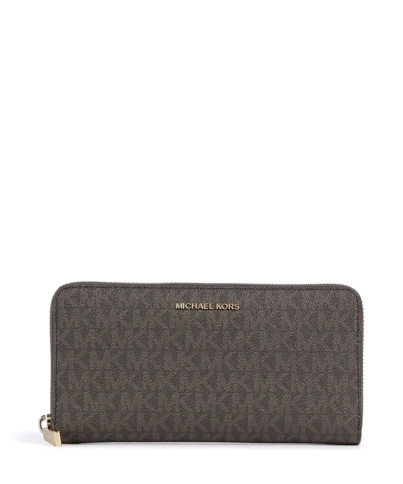 Michael Kors Jet Set Large Portefeuille brown/acorn