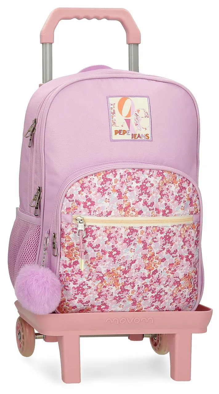 68522T1 MOCHILA ADAP. 40CM. 2C. C/CARRO PJL SANDRA