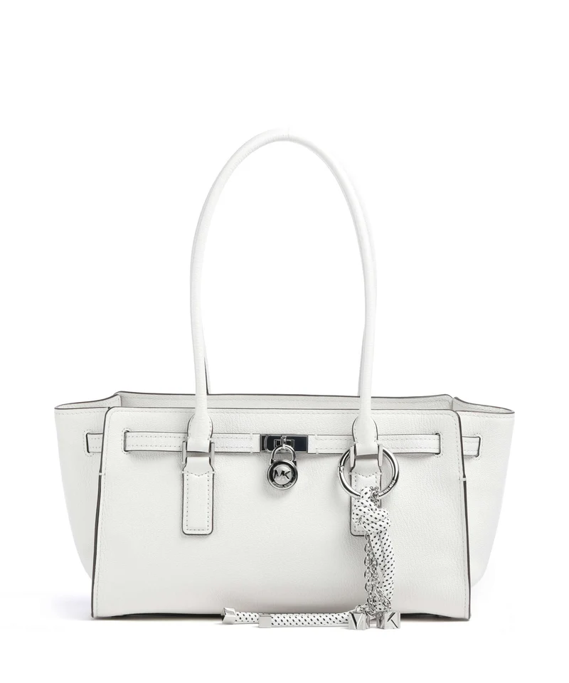 Michael Kors Hamilton Moderne Small Sac porté épaule optic white