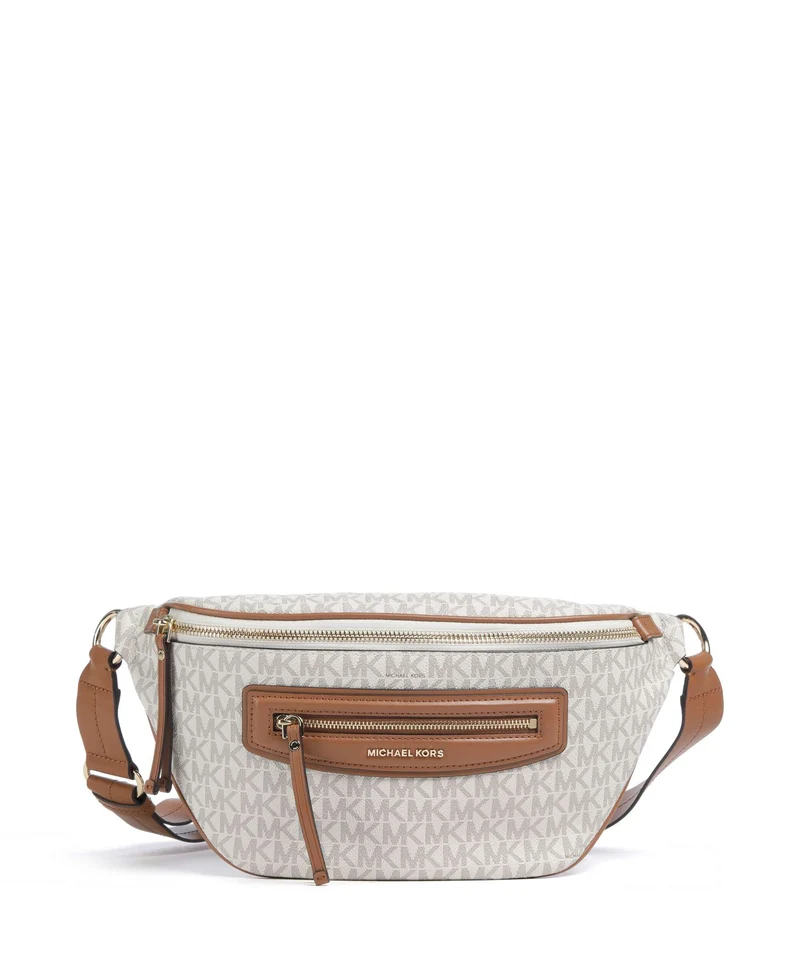 Michael Kors Jet Set Travel Medium Sac banane vanilla/acorn