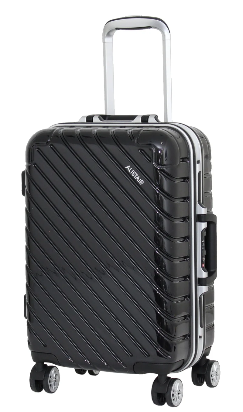 Valise cabine Alistair - Collection Infinity - 4 roues - ABS ultra résistant - Noir