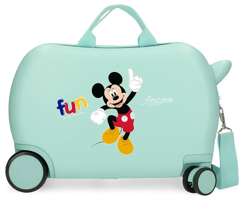 4321041 MALETA INF.ABS 4R.(2 MULTI.) 45CM. MICKEY FUN WITH F