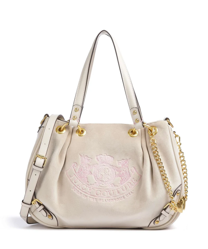 Juicy Couture Twig Narrative Velvet M Sac fourre-tout marshmallow