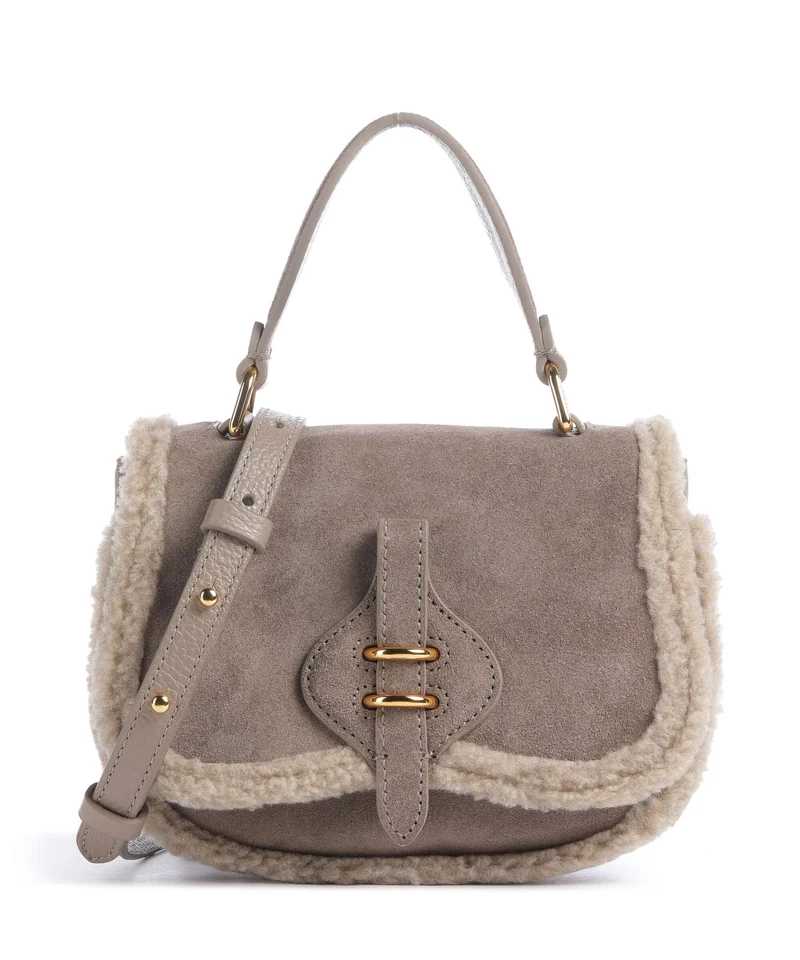 Coccinelle Mavery Suede Eco Sac bandoulière warm taupe