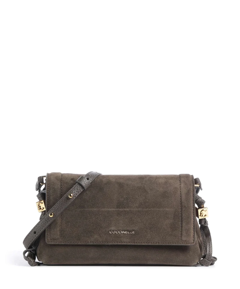 Coccinelle Thess Suede Sac bandoulière fango