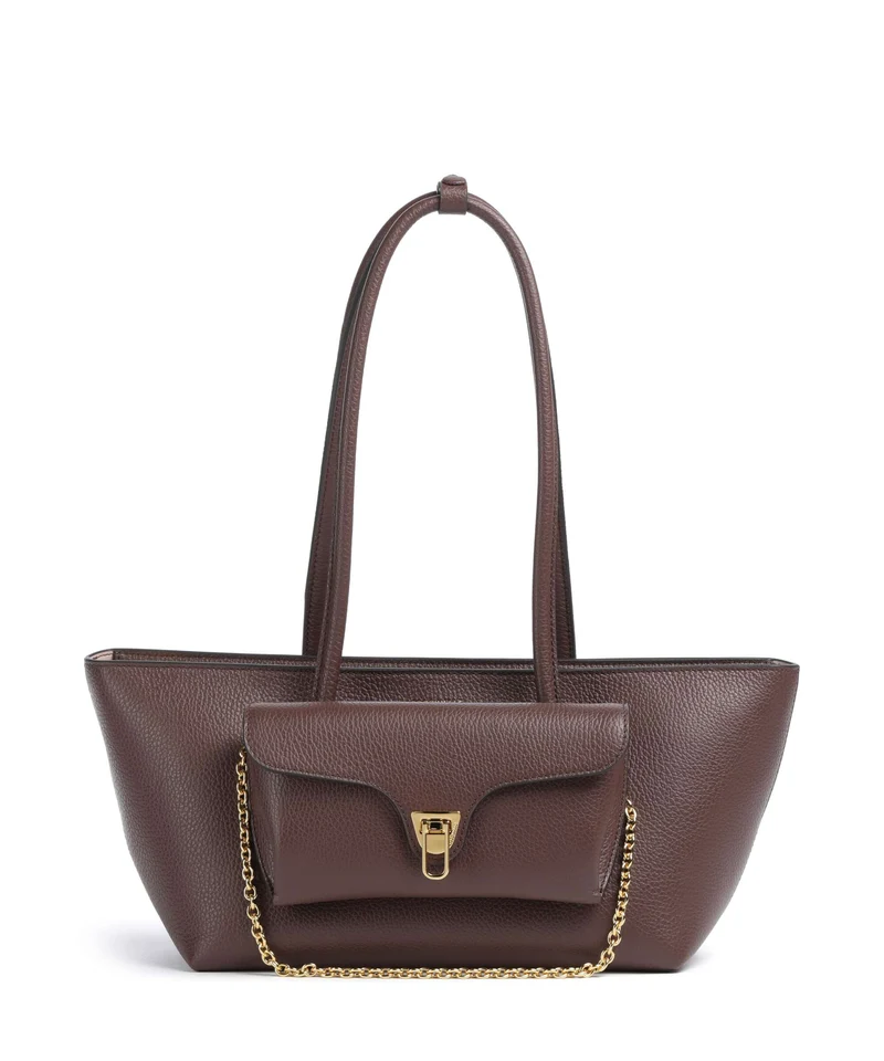 Coccinelle Beat Double Sac porté épaule berry