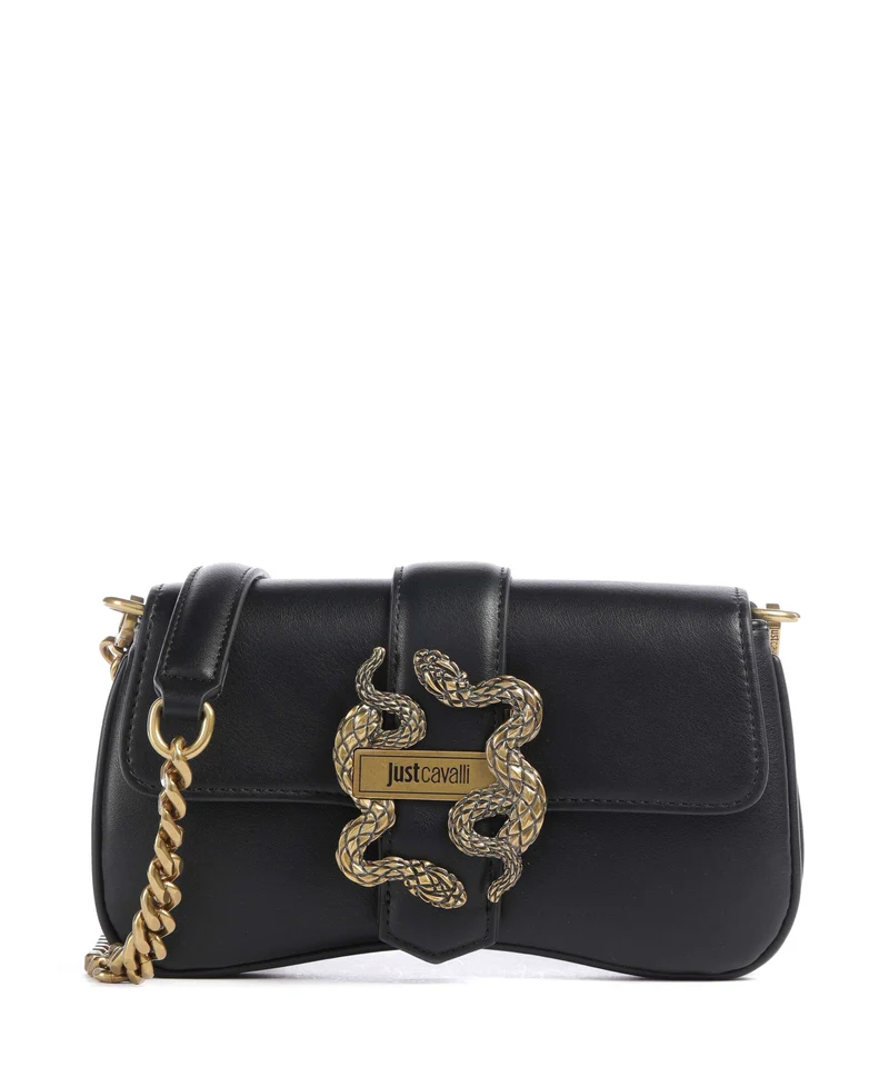 Just Cavalli Iconic Snakes Sac bandoulière black