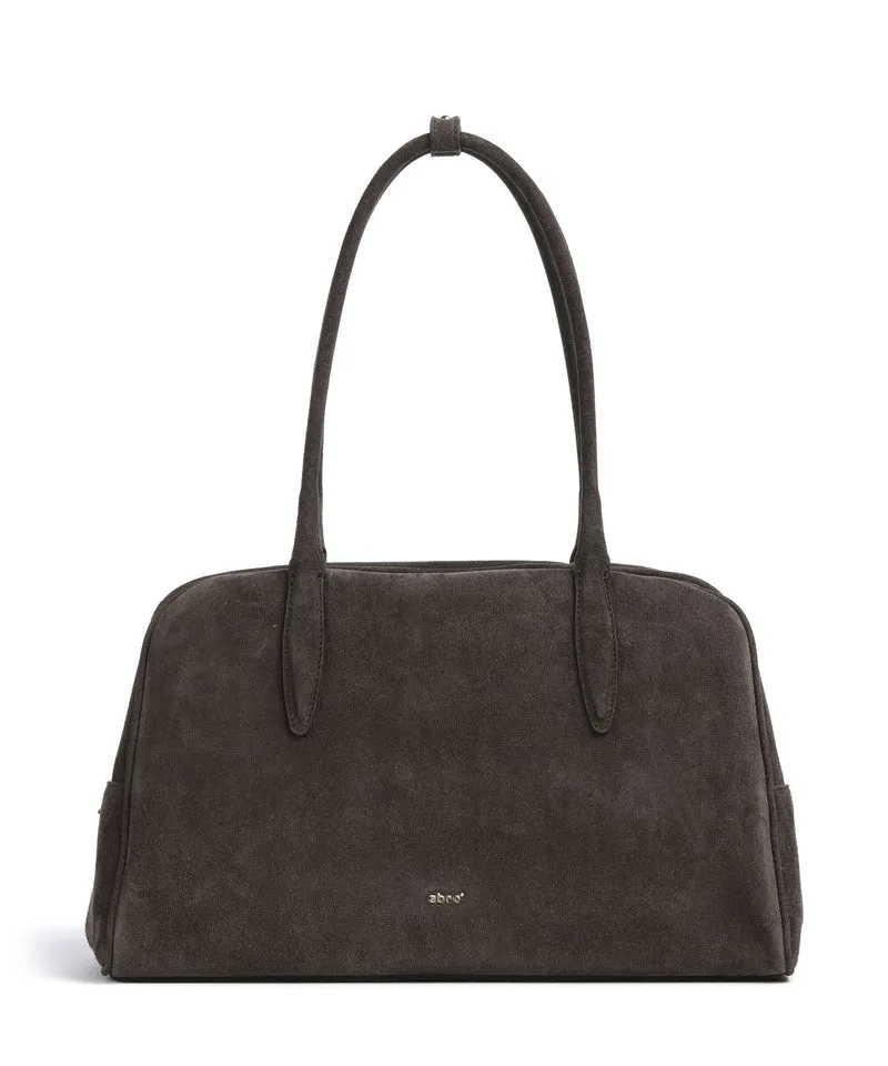 Abro Suede Amara Sac porté épaule dark brown