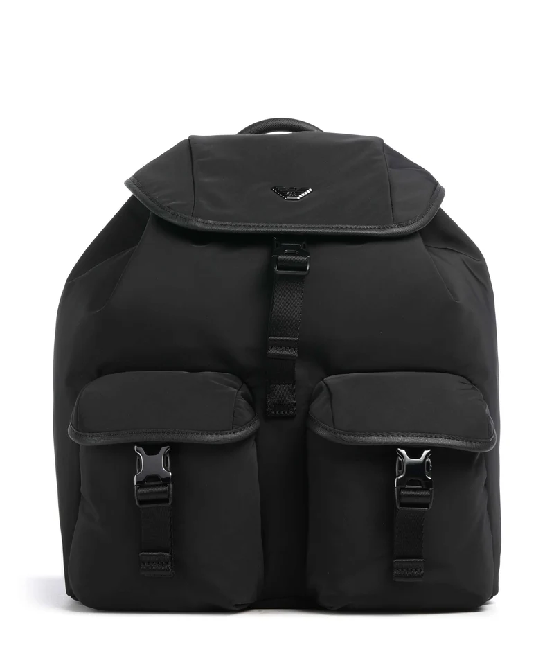 Emporio Armani Nylon Recycled Sac à dos black beauty