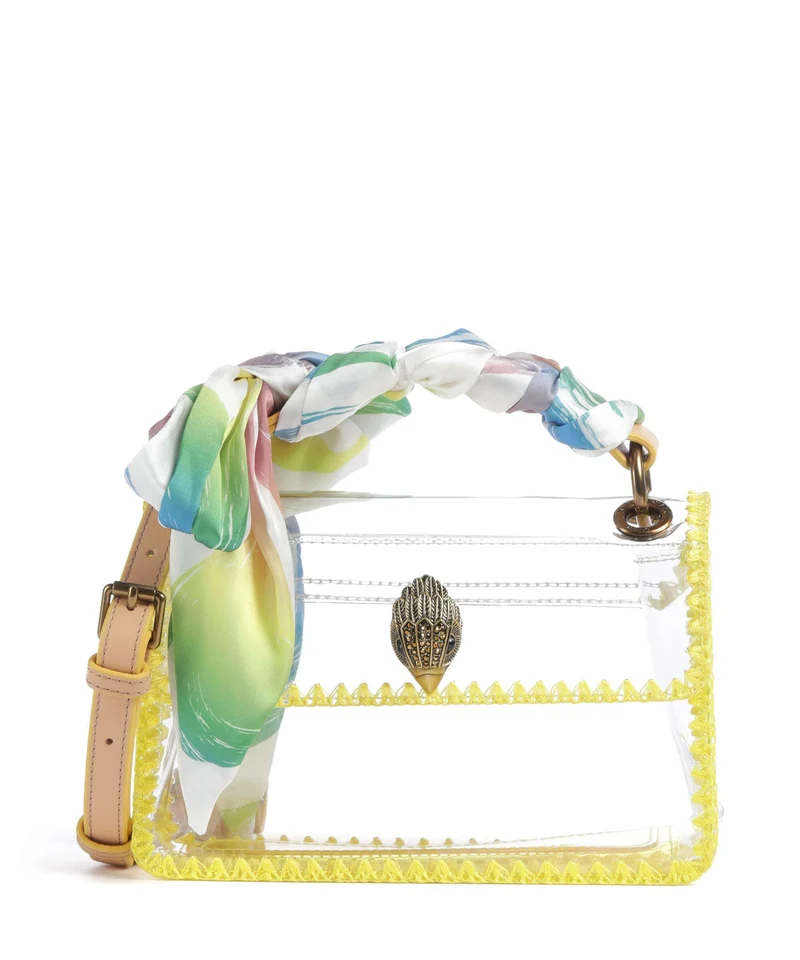 Kurt Geiger Kensington Vinyl Mini Sac bandoulière yellow
