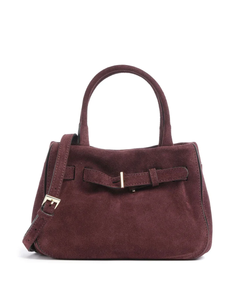 Abro Suede Jill Sac à main burgundy