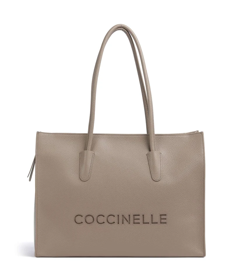 Coccinelle Myrtha Cabas warm taupe